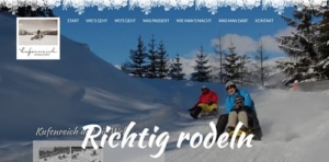 Kurvenreich_de Schlitten,- und Rodelseite