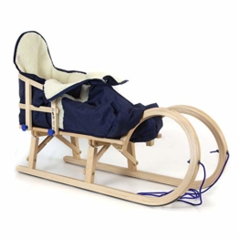 HolzFee Klappschlitten mit Thermosack klappbar