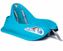 Babyschlitten von Ondis24 mit Sicherheitsgurt in Blau